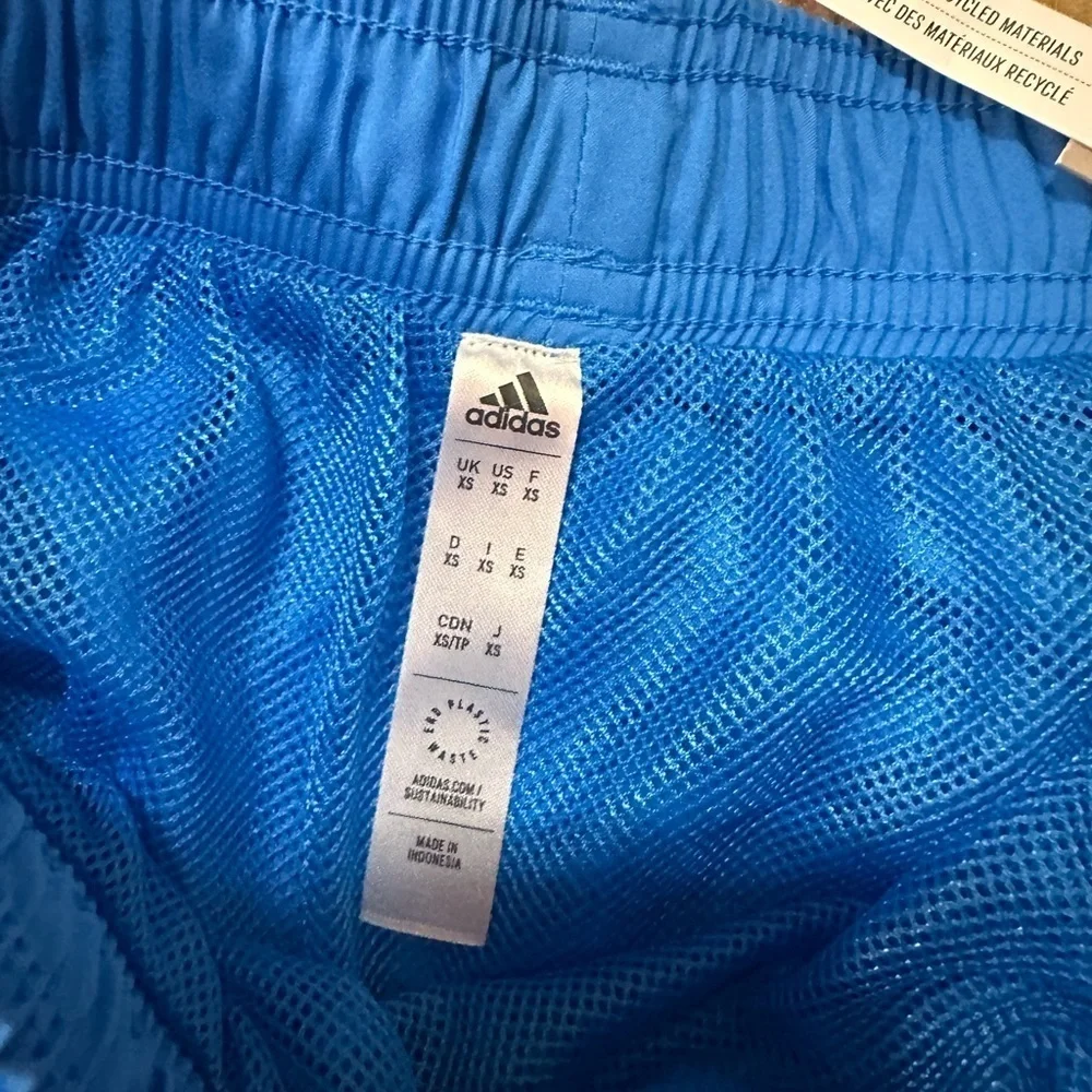 Adidas 3 Stripe Classic Swim Trunks - adidas Swimwear Blue Size: XS NWT